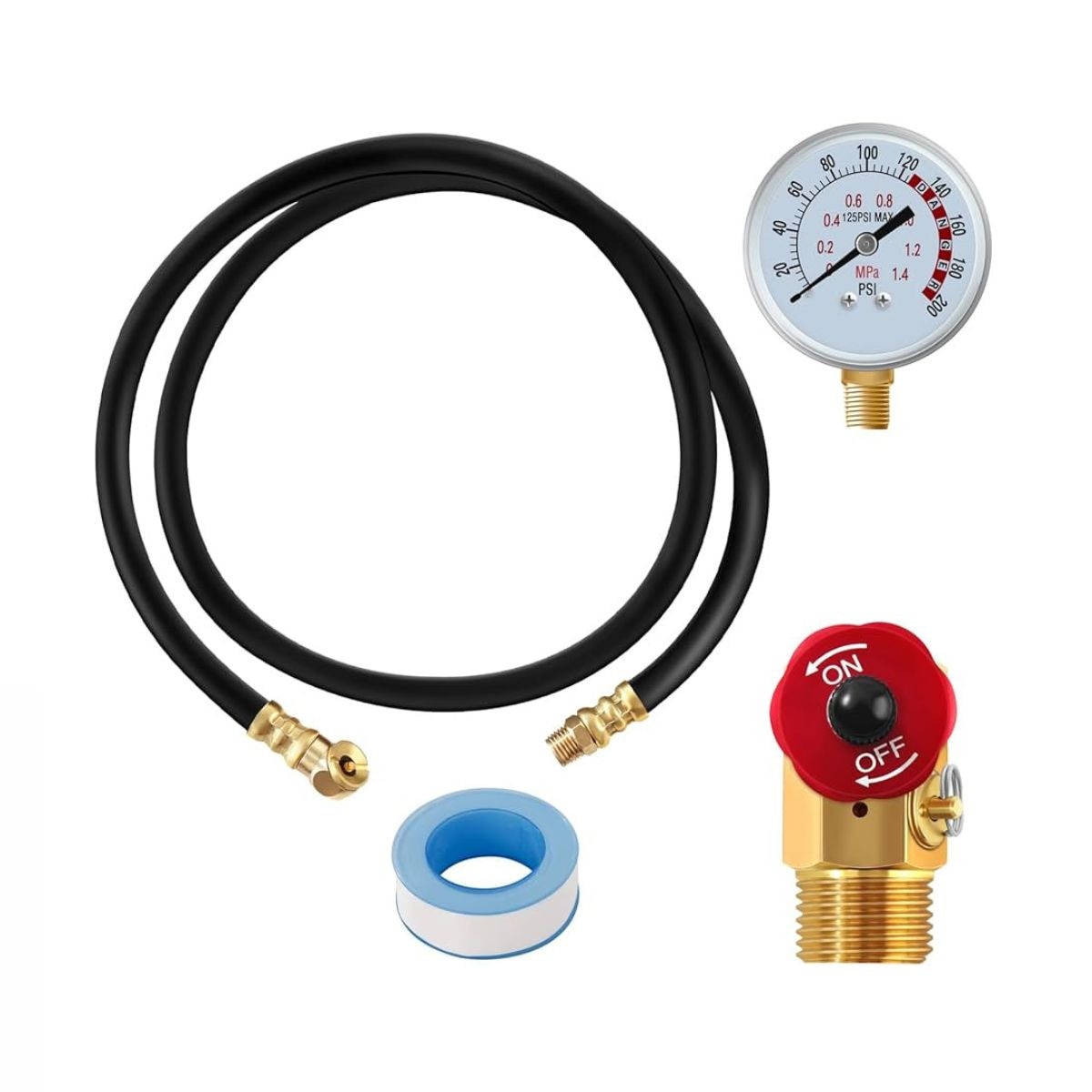Gauge & Valve Set for RPG Portable Air Tank