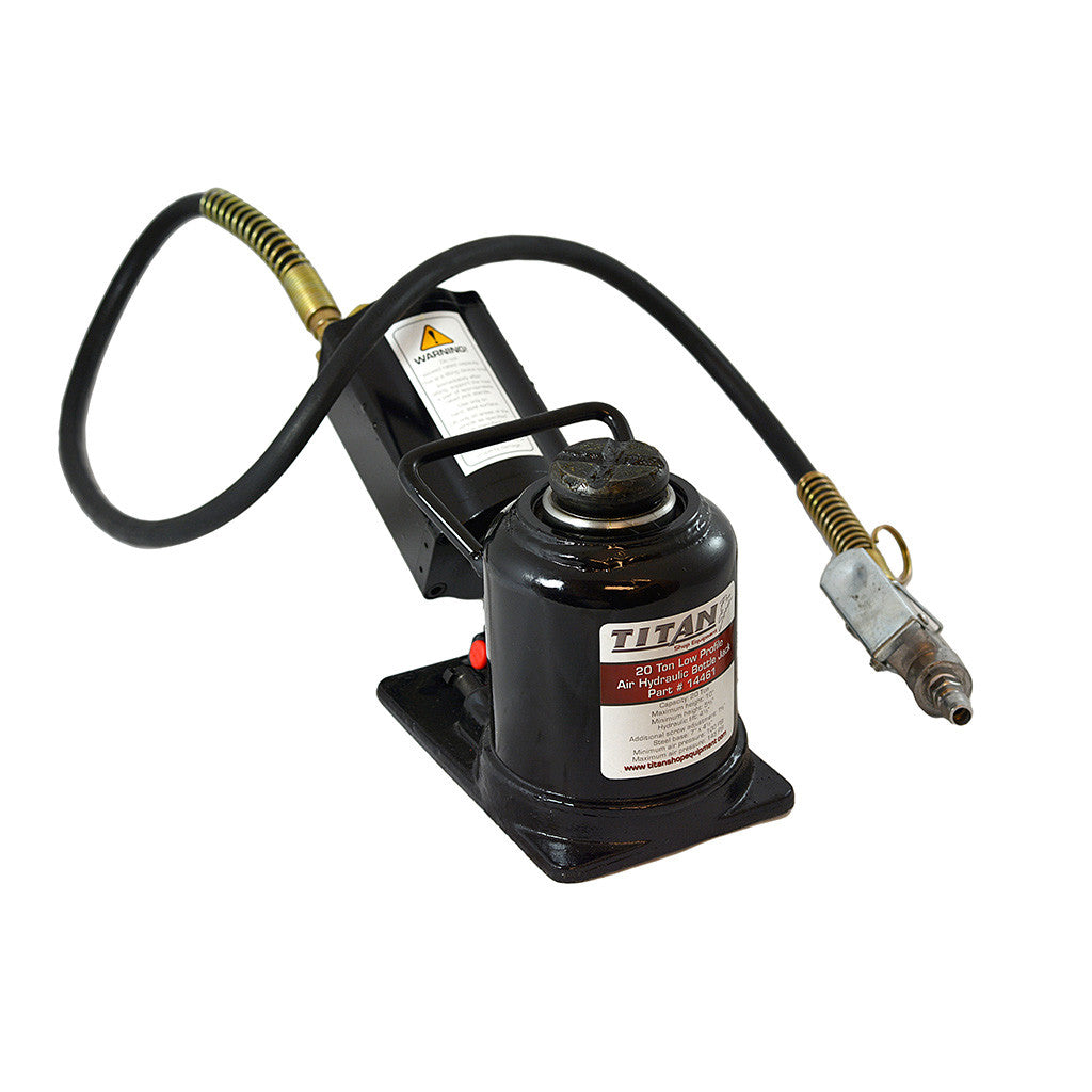 20-Ton Short Titan Air/Hydraulic Bottle Jack