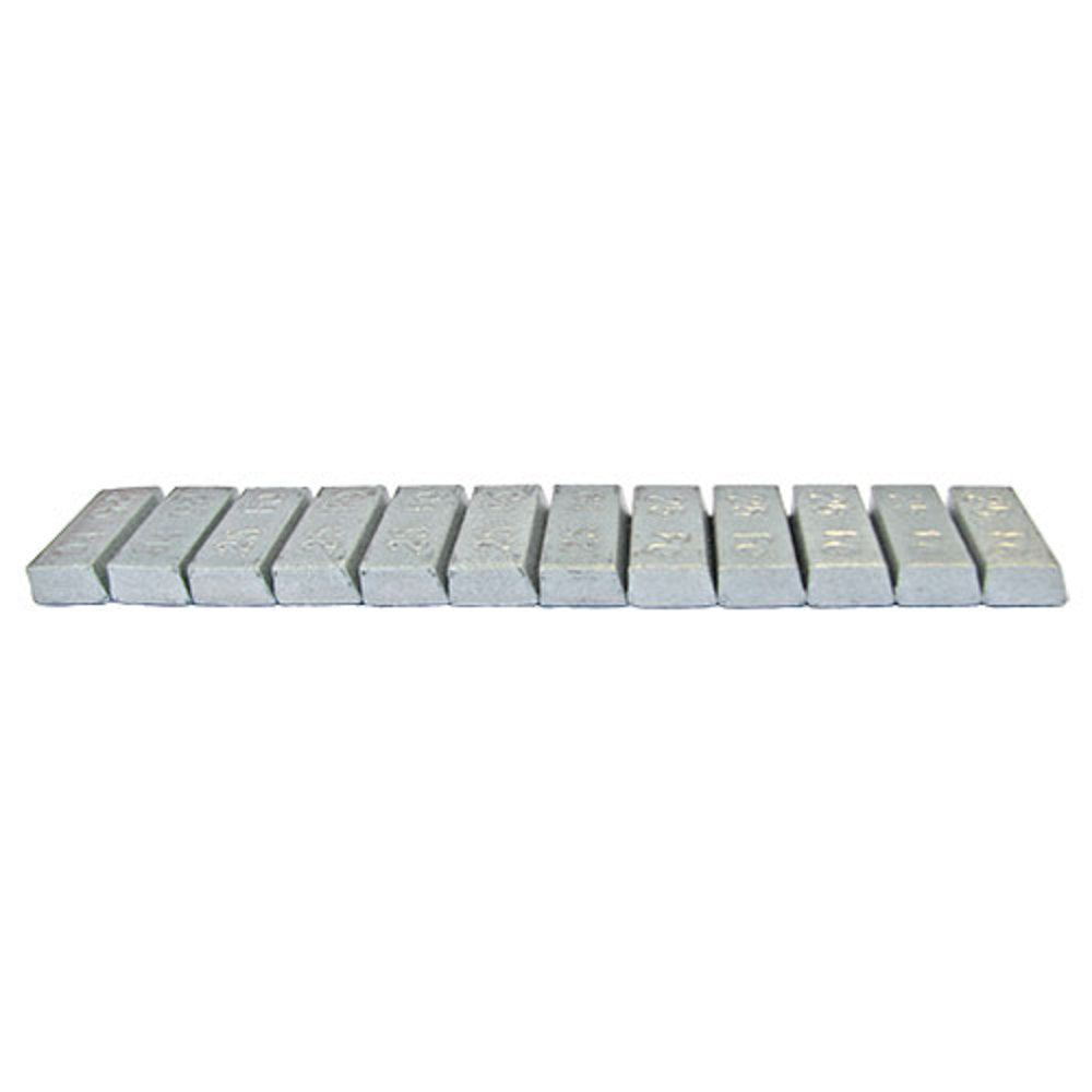 Lead Adhesive Wheel Weight - 1/4 Oz. Seg. - 3 Oz. Strip - 30 Strips per Box - 400 per Pallet