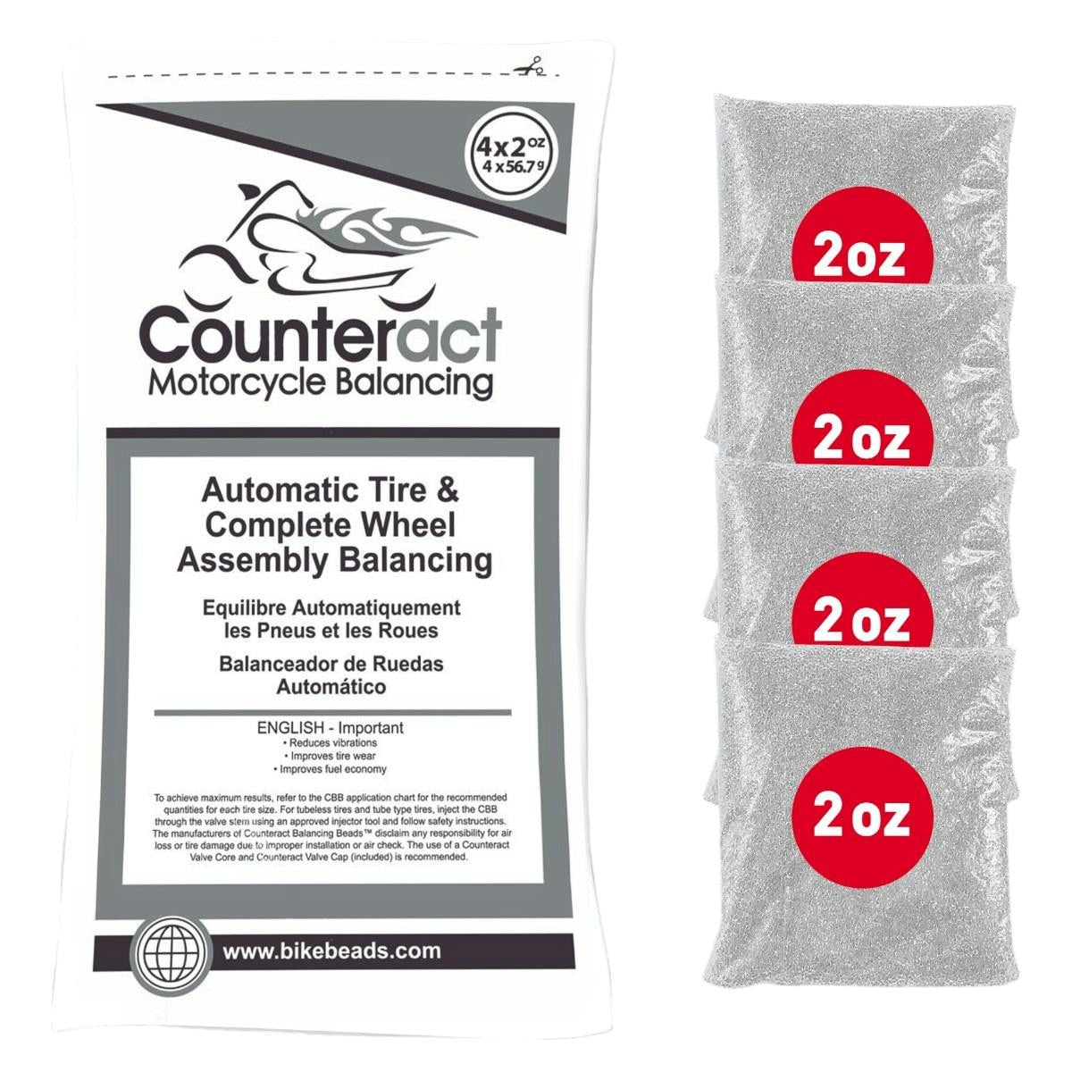 2 Oz. Motorcycle Dealer Packs - 128 Bags per Case
