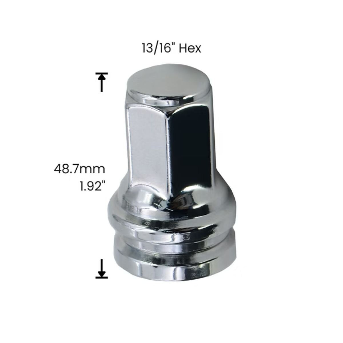14MM x 1.50" Ford F250 & F350 Lug Nut - 13/16" Hex
