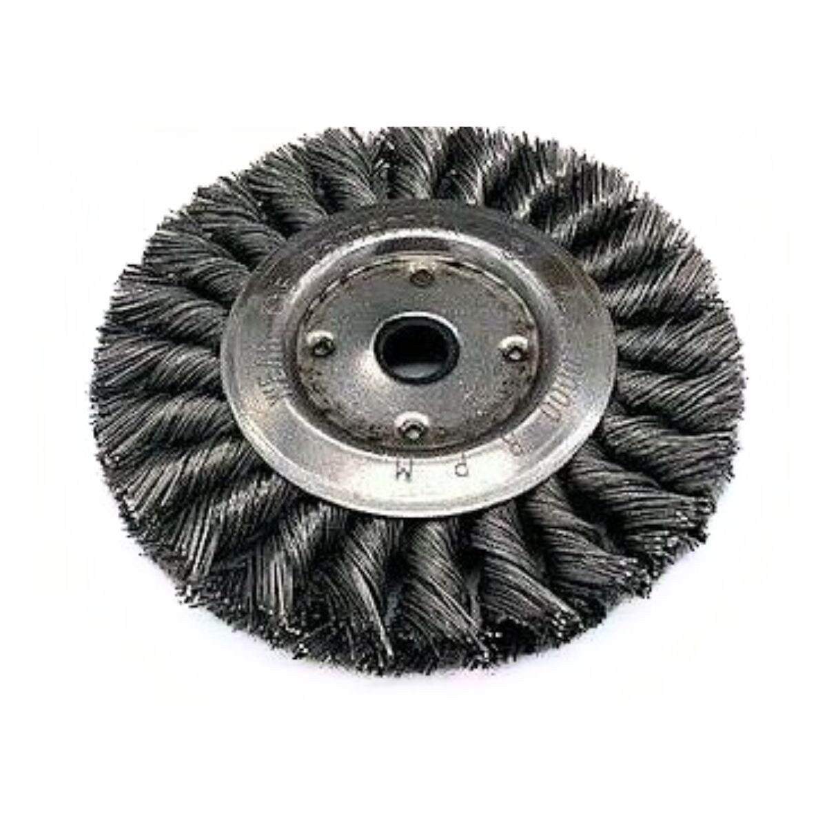 4" Standard Twist Knot Wire Wheel - 1/2" Face Width