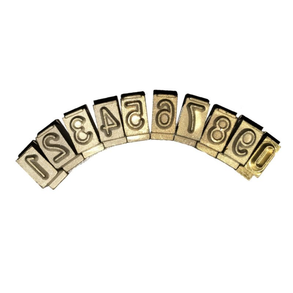 1/2" Tire Brander Number Set