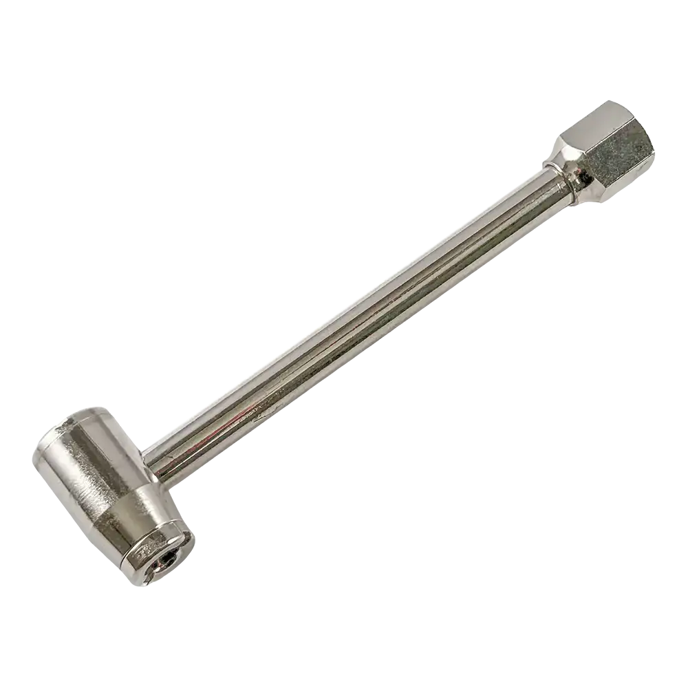 Large Bore Dual Foot Air Chuck - Right Angle