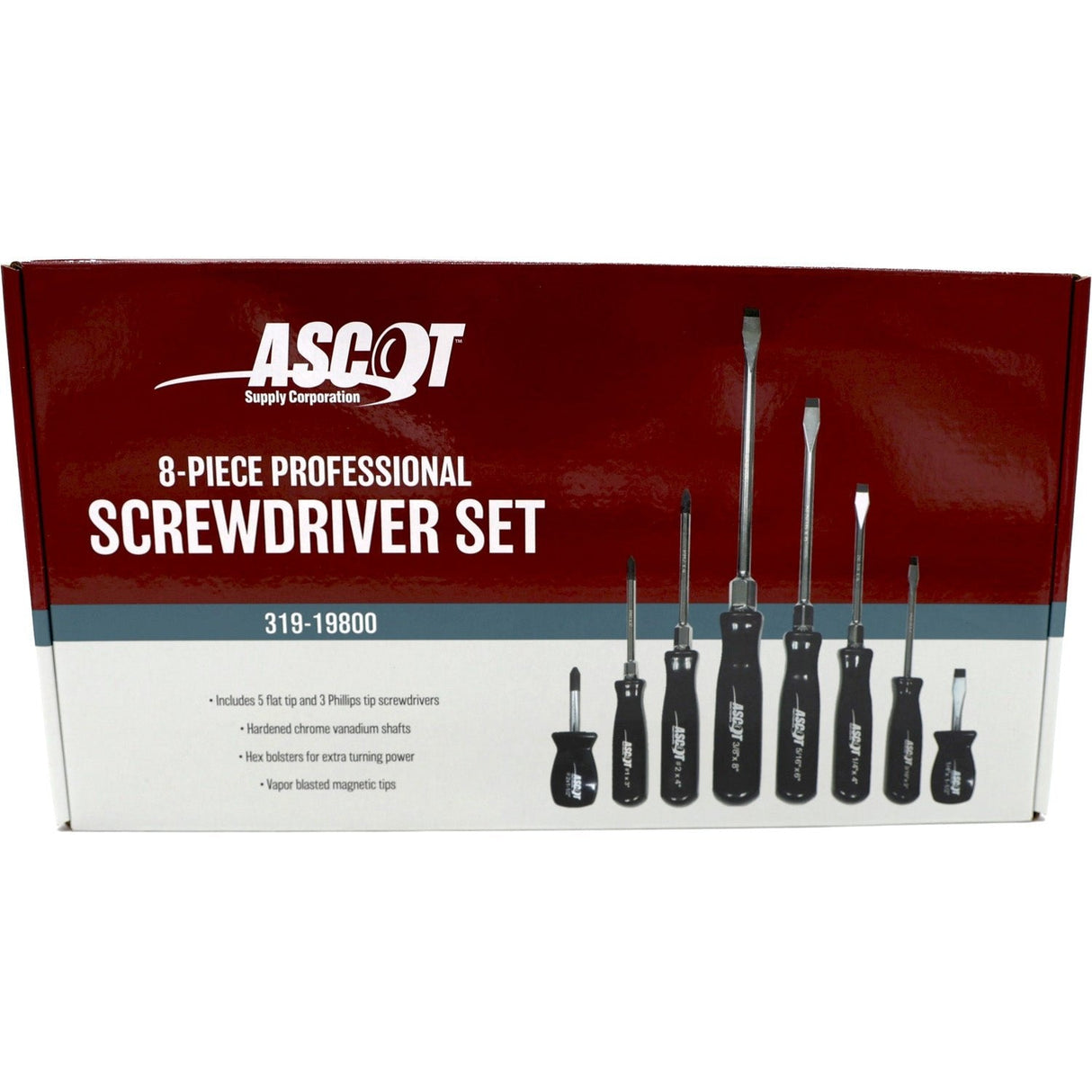 8 Piece Professional Screwdriver Set