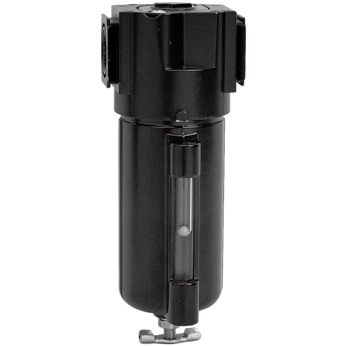 1/4" Filter - Metal Bowl w/ Manual Drain