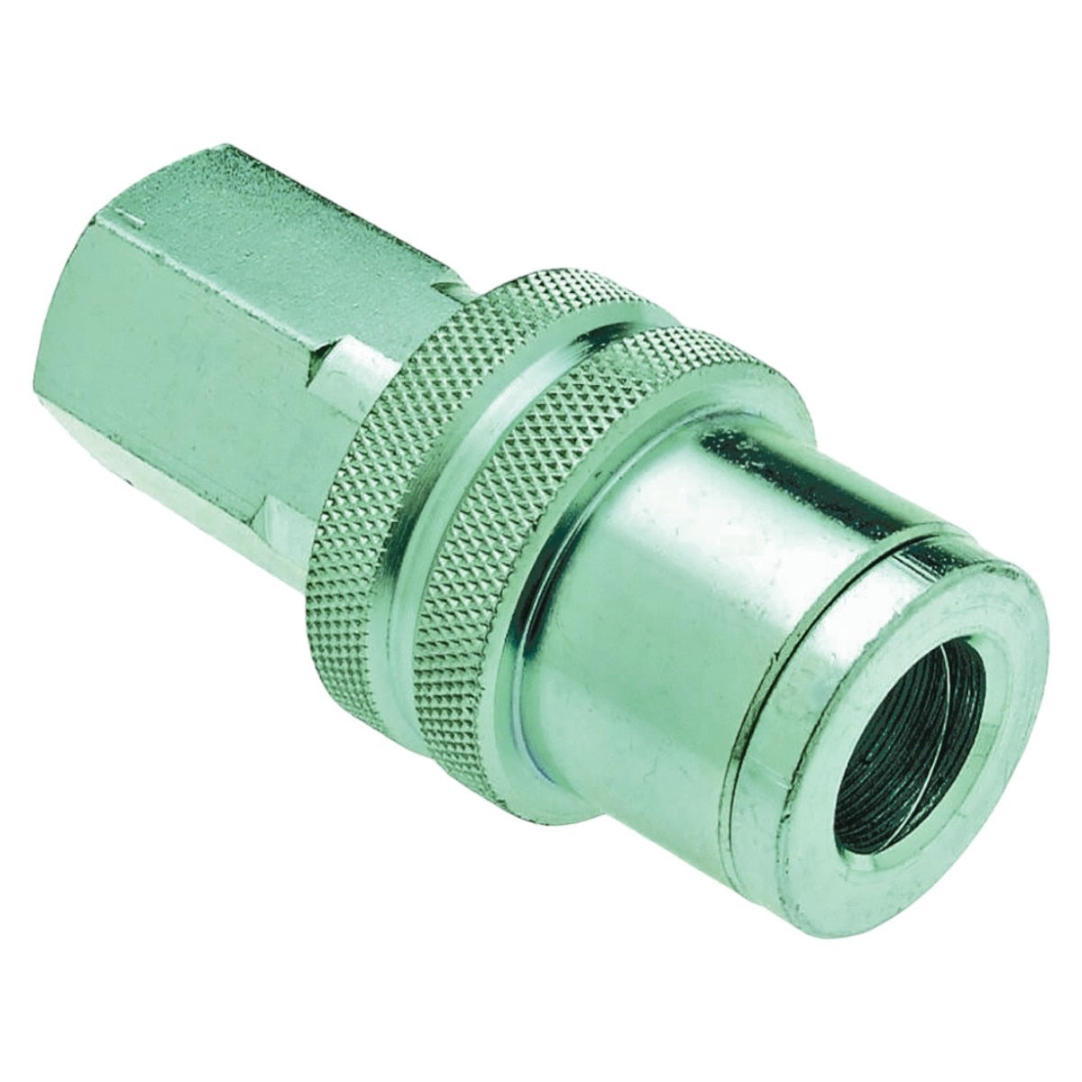 Ring-Type Auto Type F Female Coupler - 1/2" Body x 1/2" NPT