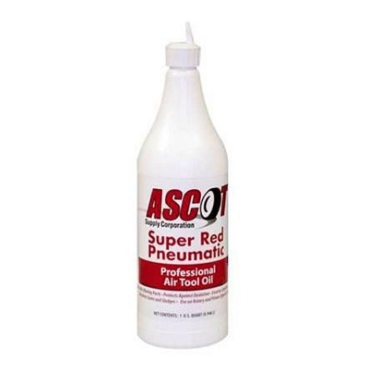 Ascot-Red-Pneumatic-Air-Tool-Oil-12-Quarts-per-Case