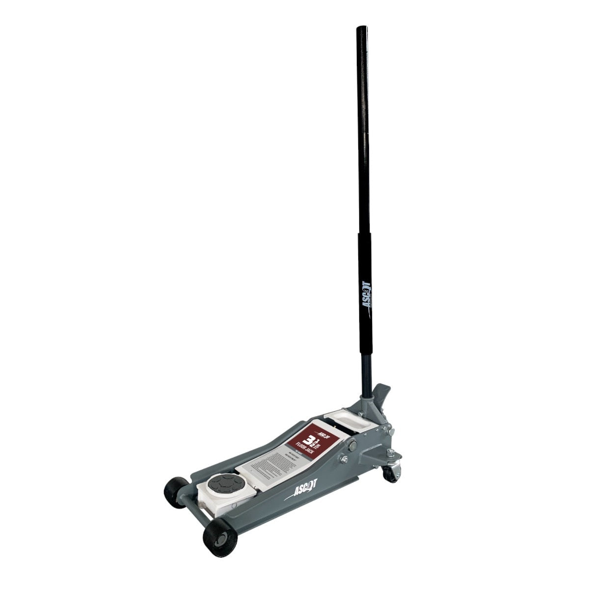 Ascot 3-1/2-Ton Capacity Floor Jack - 1 Pc. Handle