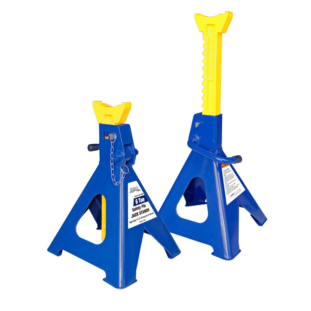 6-Ton Jack Stands w/ Safety Lock - Pair