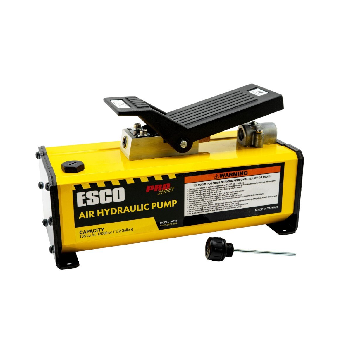 ESCO 1/2-Gallon Air/Hydraulic Pump