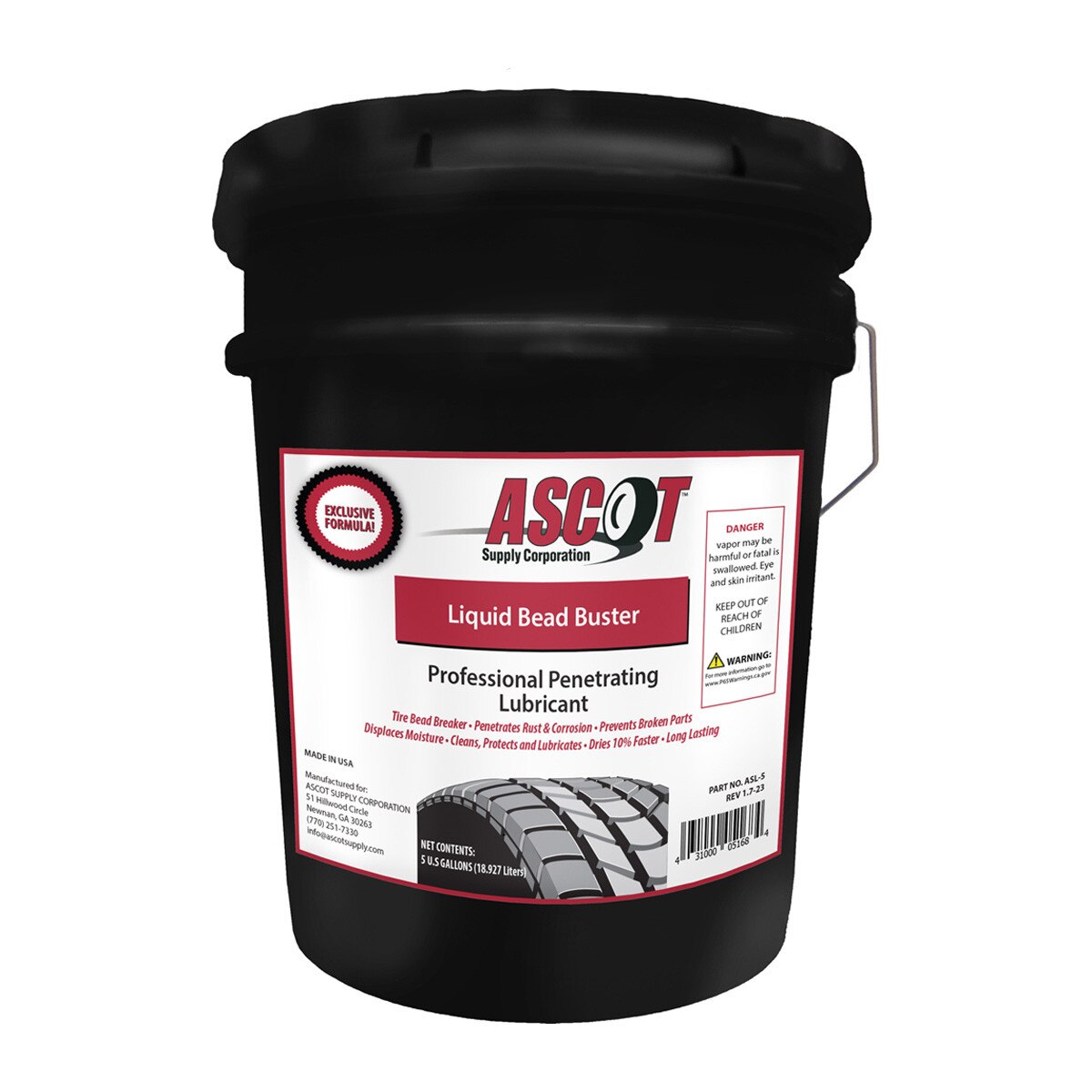 Ascot Liquid Bead Buster - 5-Gallon Pail