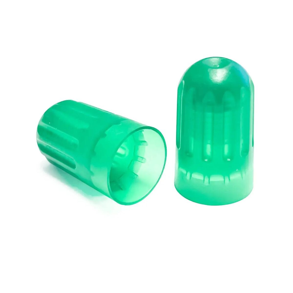 Green TPMS Plastic Sealing Valve Caps