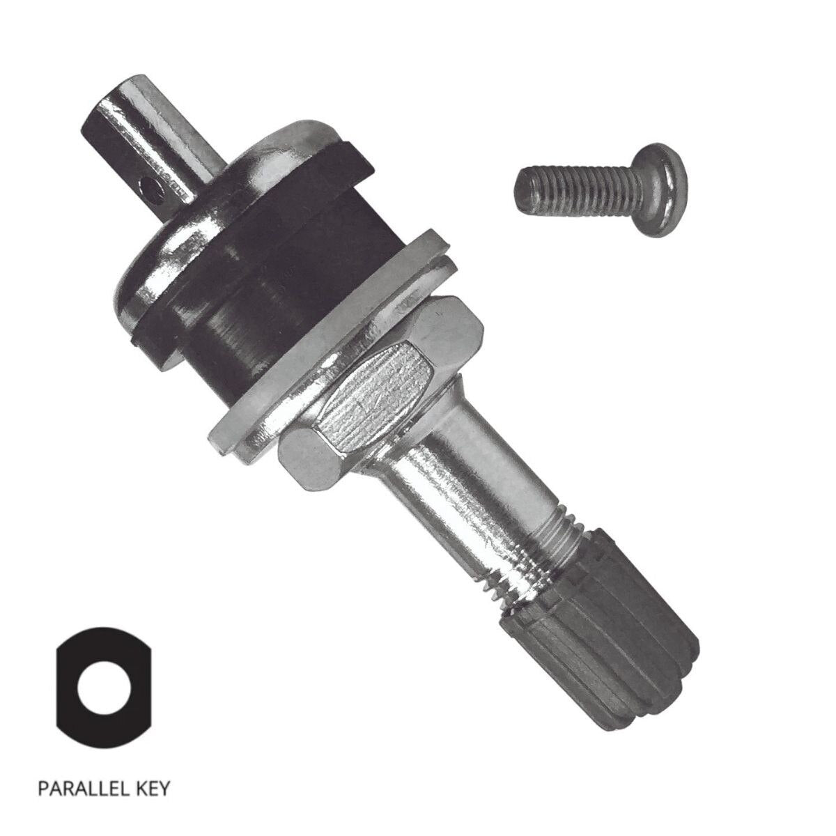 TPMS Replacement Valve for .625" Valve Hole - Parallel Key