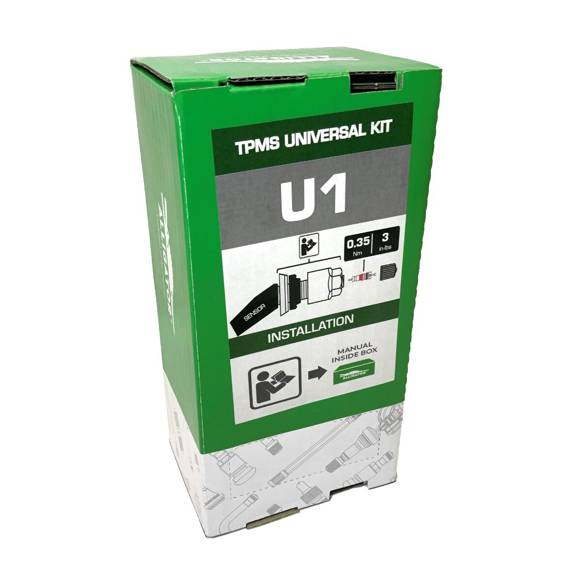 Alligator Universal Metal TPMS Kit U1 - Box of 20