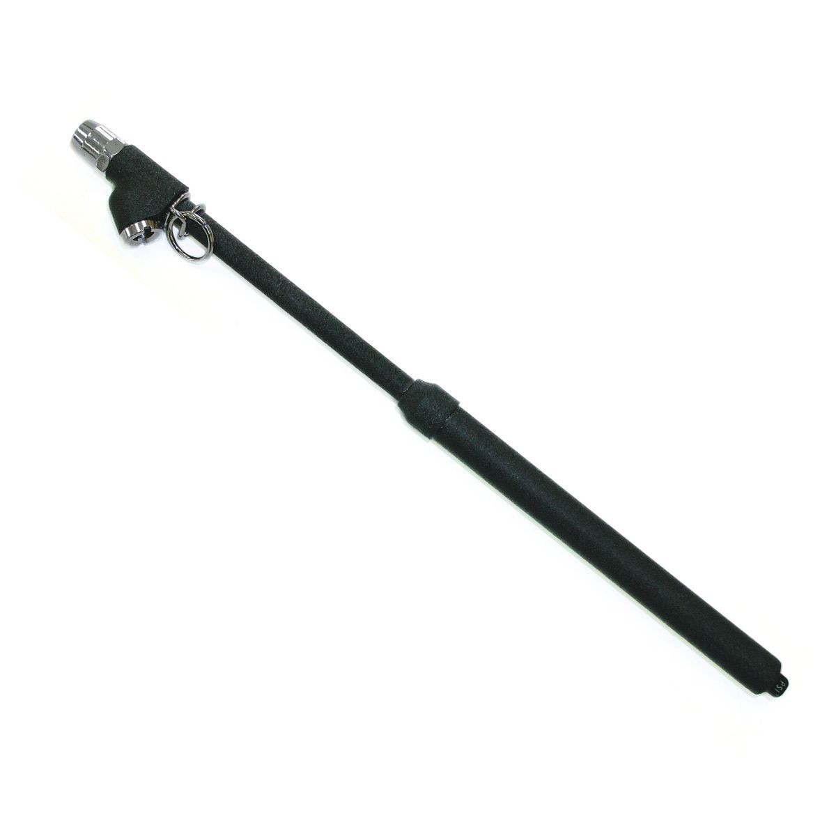 Externally Adjustable Service Gauge - Black Epoxy Finish- 10-150 PSI - Straight-On/30° Reverse Angled Chuck - Metal Bar