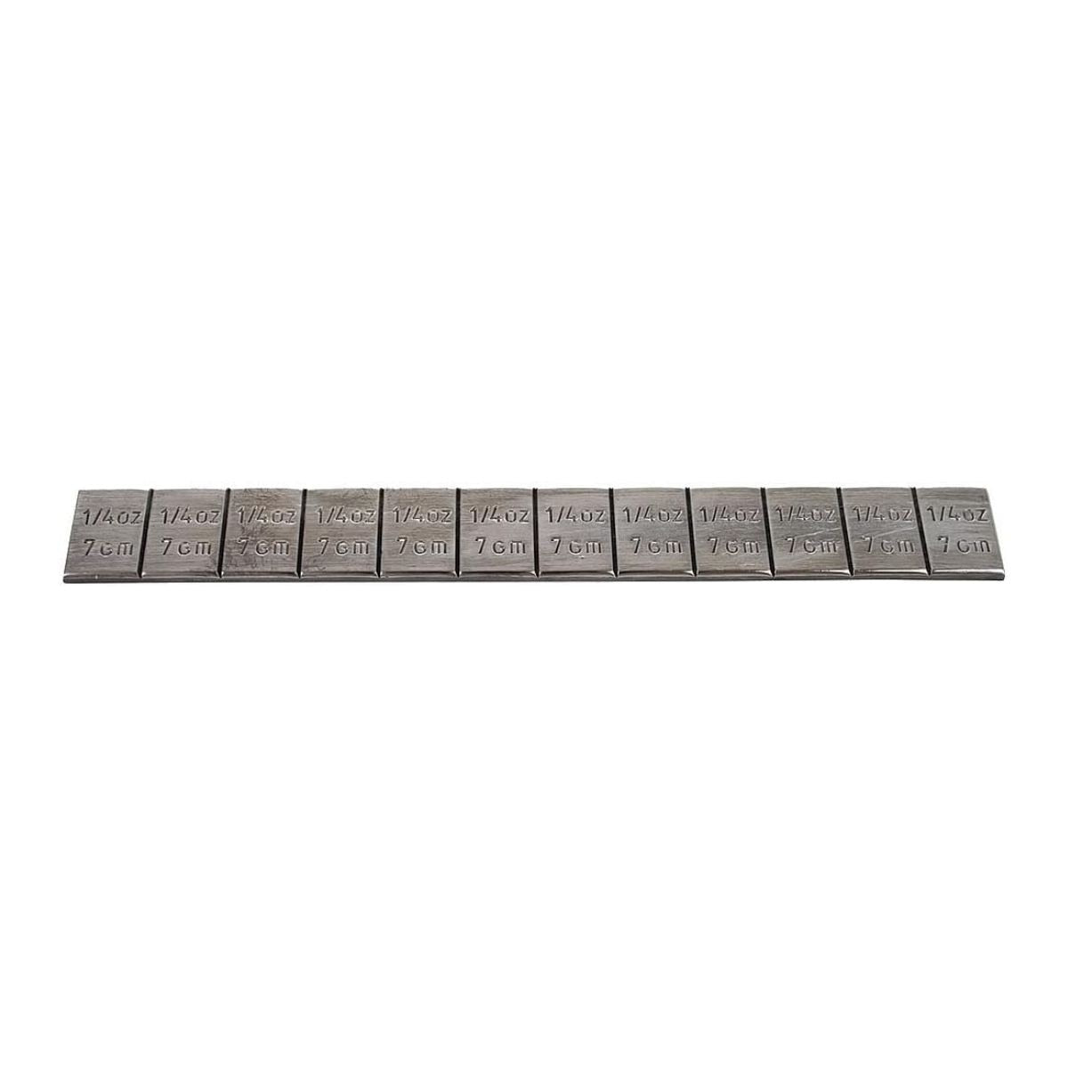 Lead Adhesive Wheel Weight - 1/4Oz. Seg. 3 Oz. Strip - 52 Strips per Box