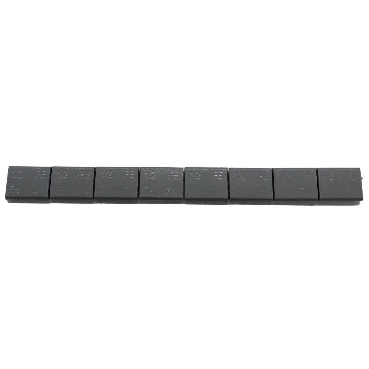 Black 1/2 Oz. Steel Adhesive Wheel Weight - 4 Oz. Strips - 28 Strips per Box