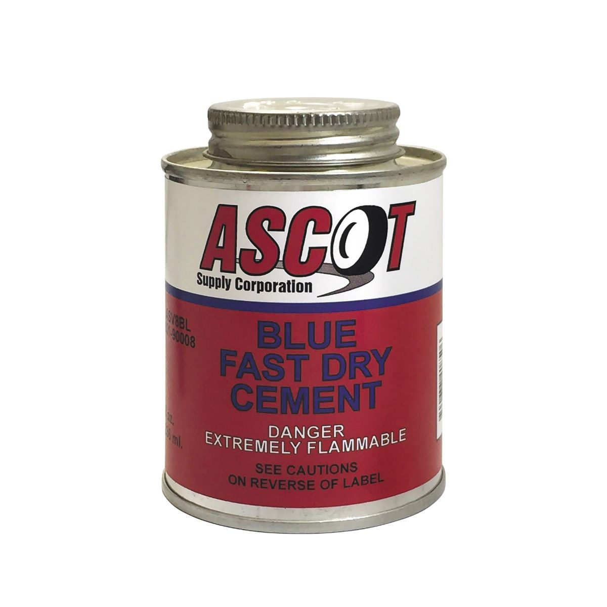 Ascot Blue Fast Dry Cement - 8 Oz.