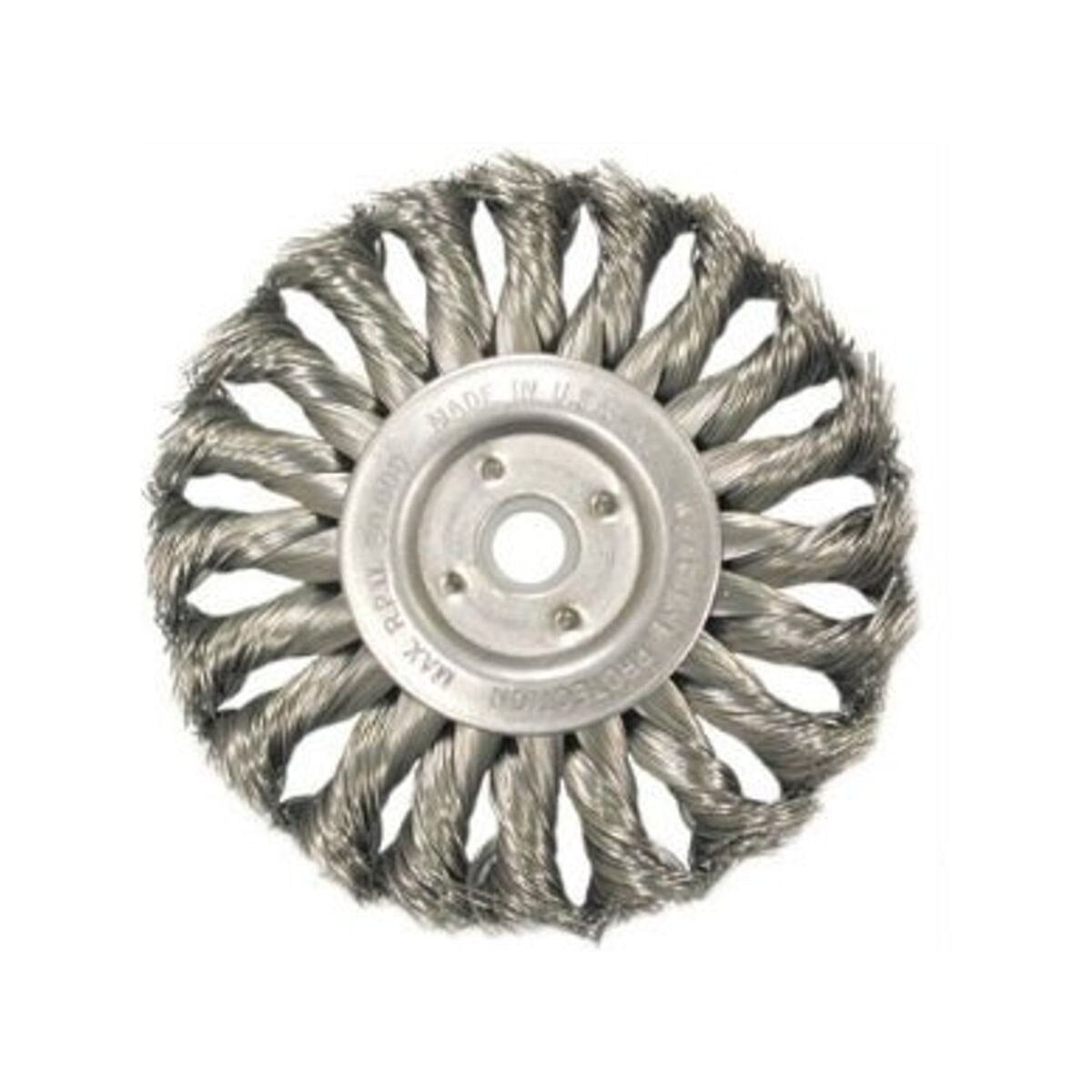 4" Standard Twist Knot Wire Wheel