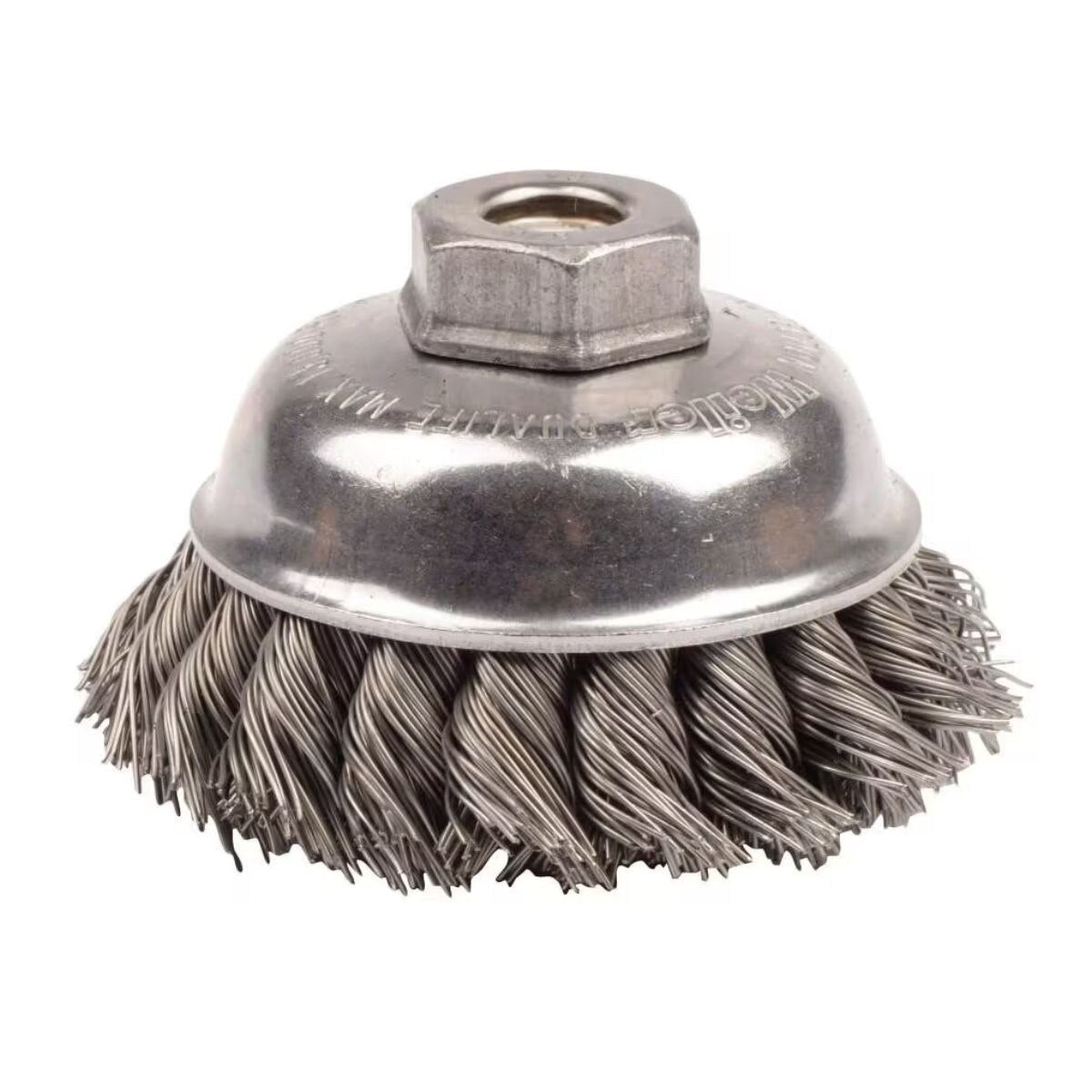 3-1/2" x 3/8"-24 Knotted Wire Cup Brush