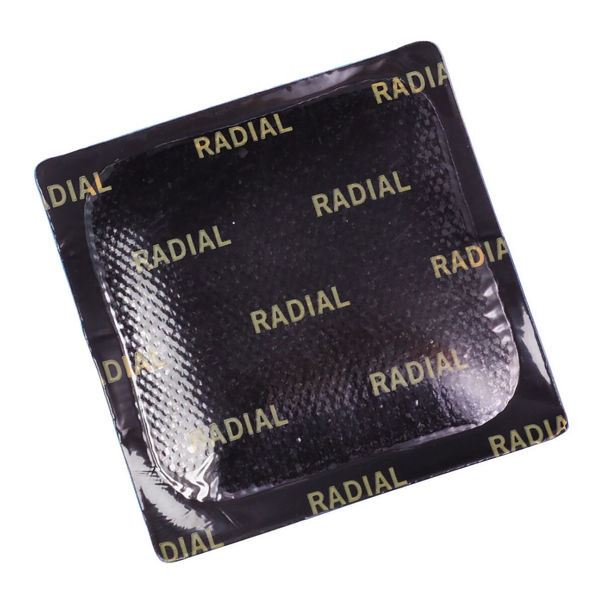 Small Square Universal Radial/Bias Repair (1-3/4") - 100/Box - Black Gum/Blue Plastic