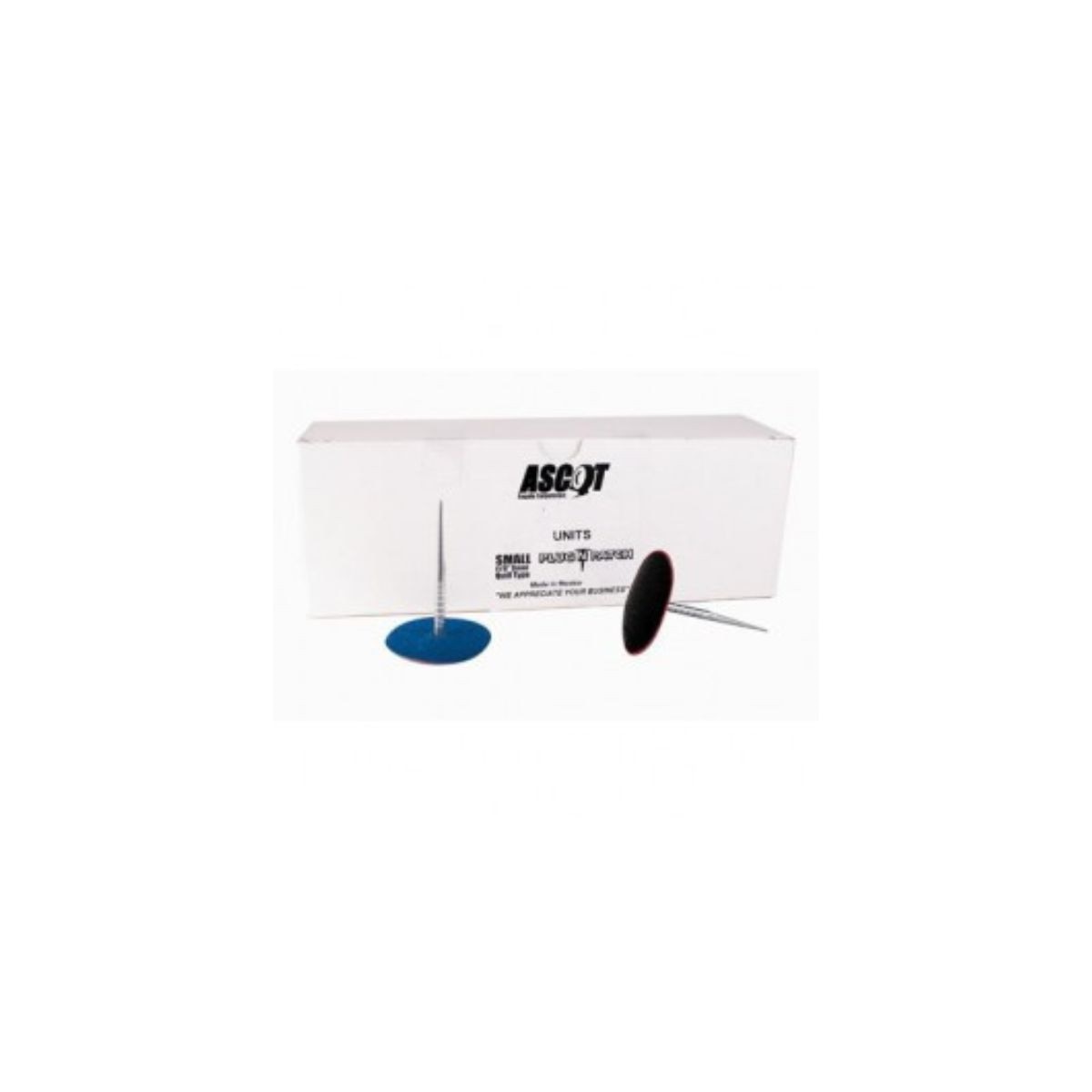 Q6 Ascot 1/4" Quill Patch Plug - 48 per Box
