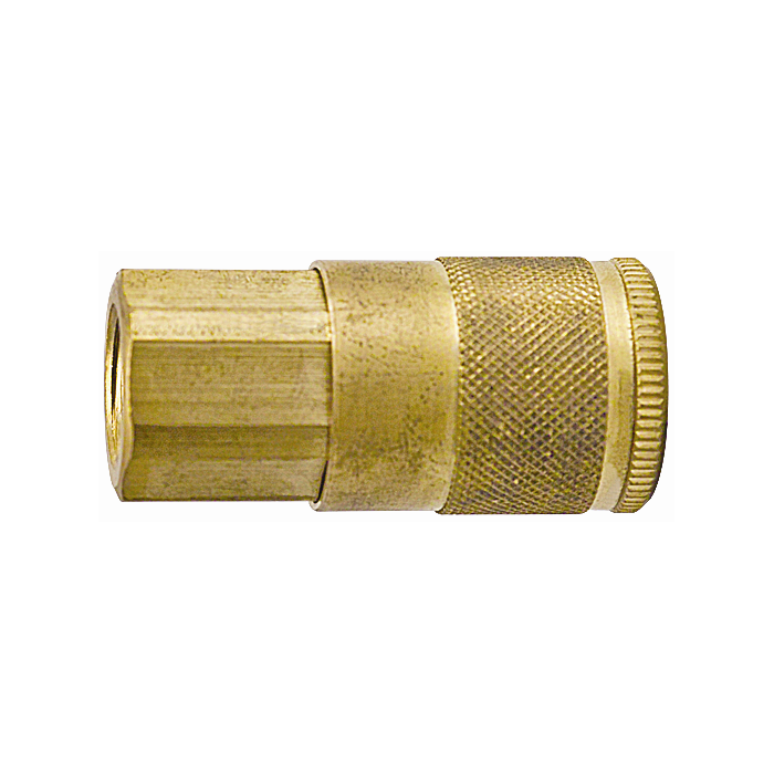 Auto Type C 1/4" Bdy 1/4" NPT - Female Coupler