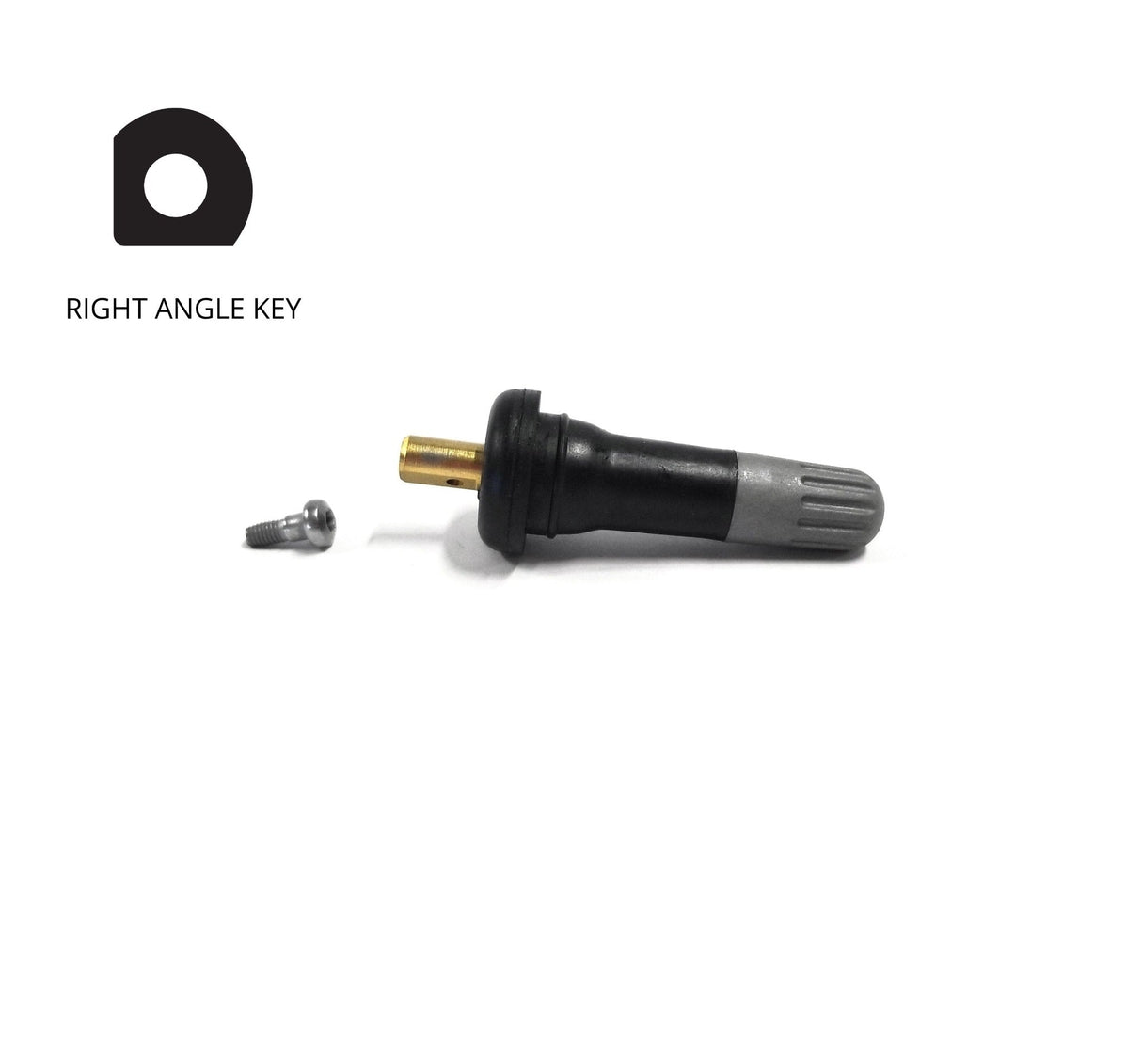 Replacement Snap-In TPMS Valves for Schrader Sensors - 10 per Box