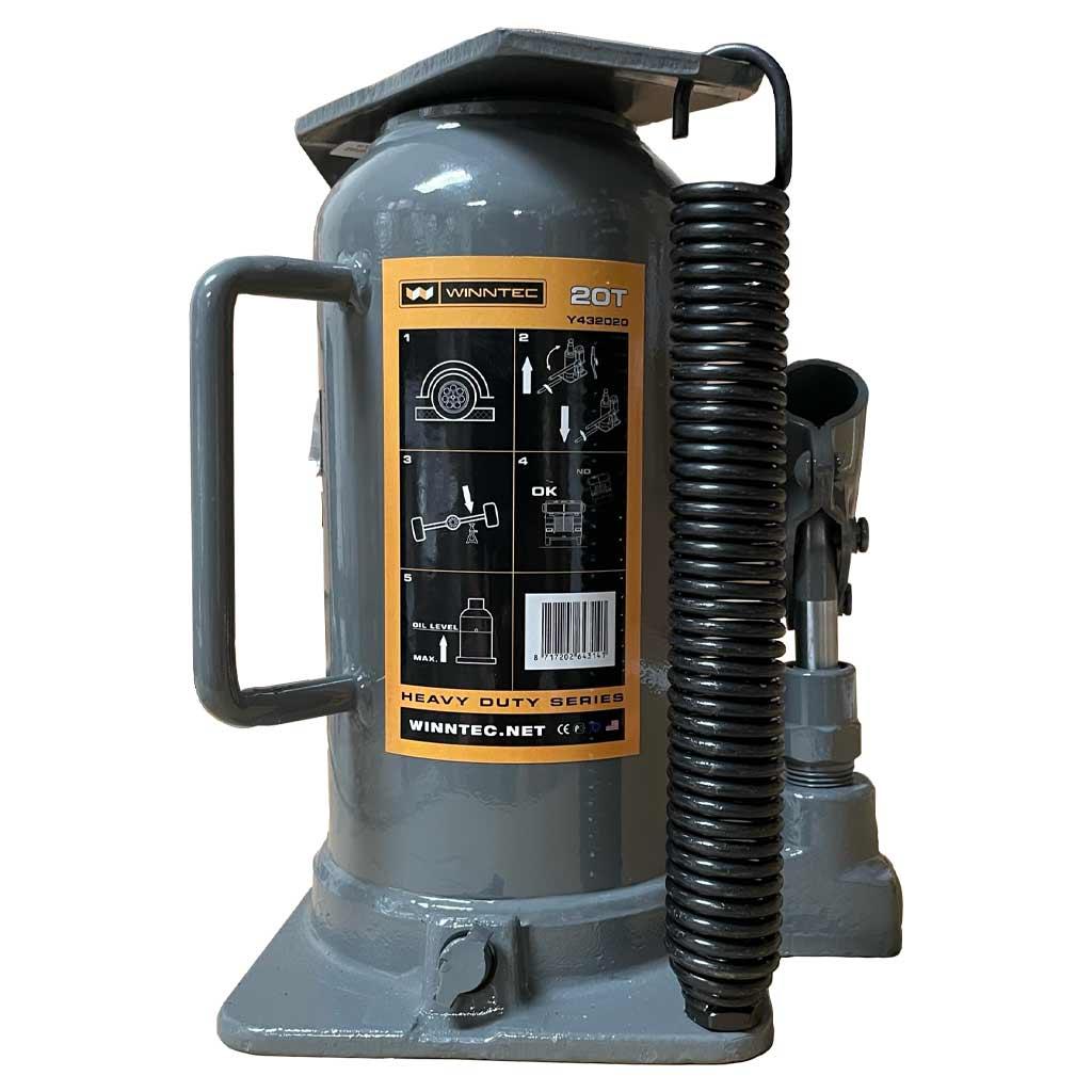 Winntec 20-Ton Air Hydraulic Bottle Jack